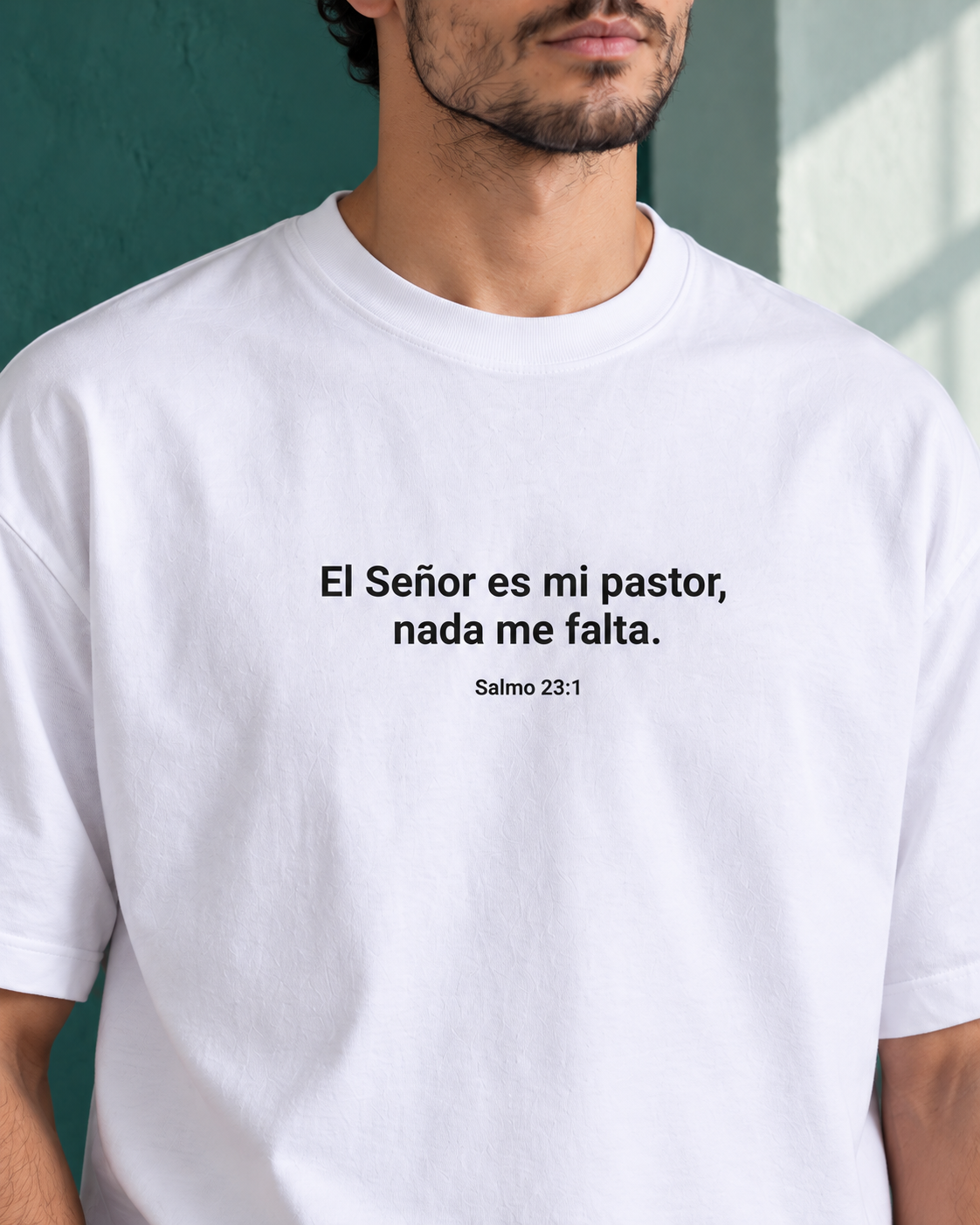 Remera Oversize "El señor es mi pastor,nada me falta"
