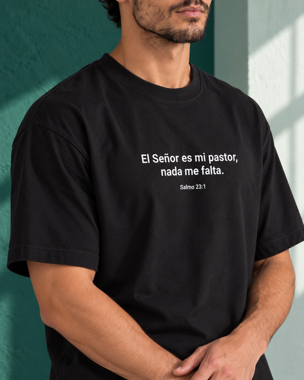 Remera Oversize "El señor es mi pastor,nada me falta"