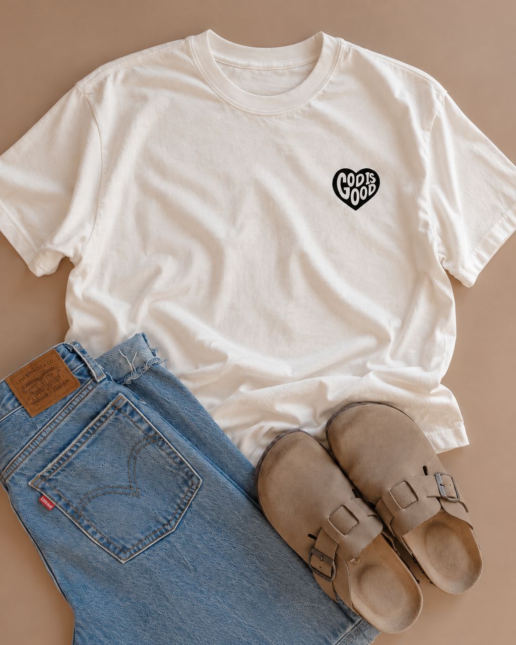 Remera Oversize "GOD IS GOOD"
